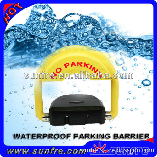 Water proof remote control parking barrier lock